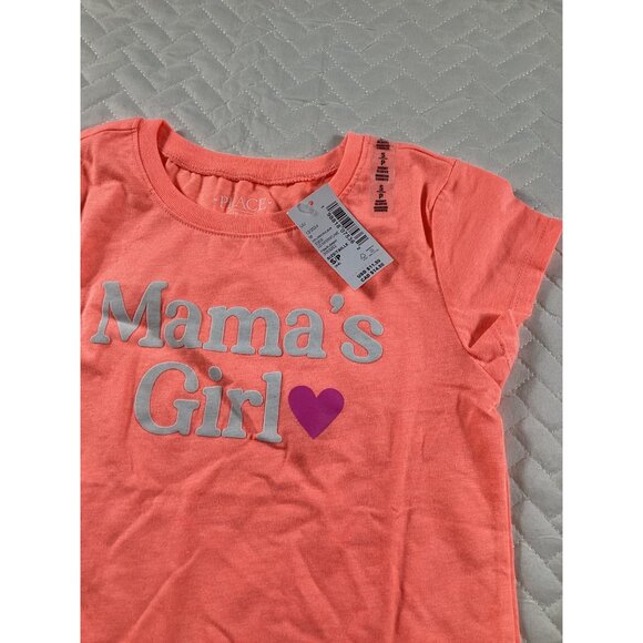 Mamas Girl Coral T-Shirt Size 2T By The Childrens Place Cotton Toddler Girls Tee - Picture 2 of 3